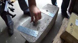 Газобетон Испытание на вырыв химический анкер Fischer