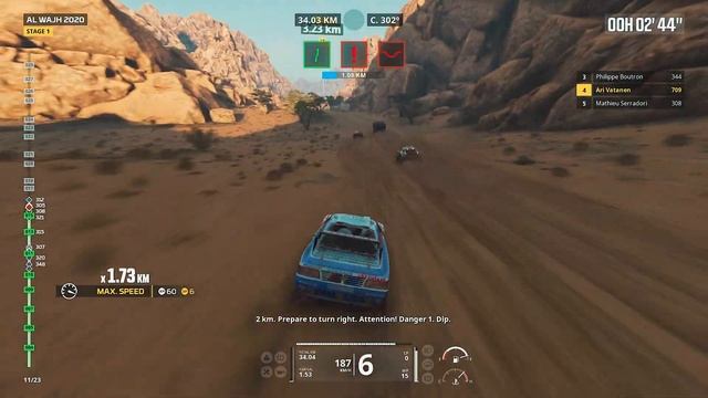 Dakar Desert Rally Gameplay PC - Al Wajh Satage 01 смотреть онлайн