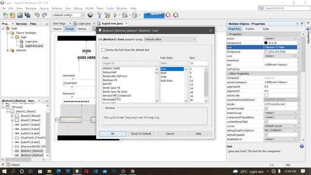 JAVA - How to design login form in java netbeans or apache netbeans смотреть онлайн