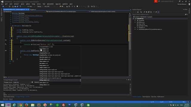 Intercepting a Method in .NET in less than 3 minutes...with JSON смотреть онлайн