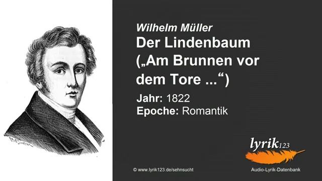 Вильгельм Мюллер "Липа" (на немецком языке) смотреть онлайн