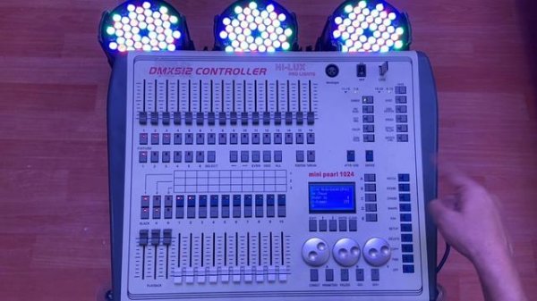 How to Patch Led File/Programing/Chase In Mini Pearl 1024