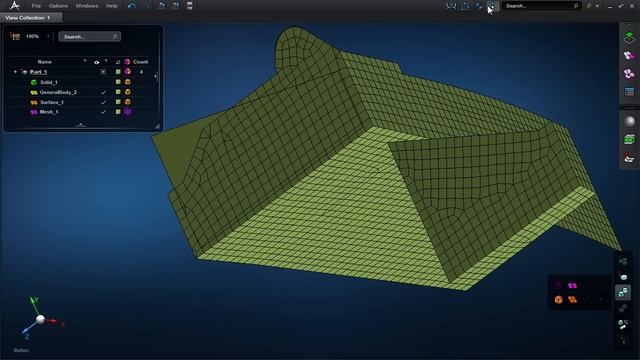 Sketching a web in MSC Apex смотреть онлайн