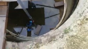 Окончание выращивания африканского сома в уличных бассейнах.