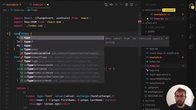 Learn Typescript For React - 05.01: Type Aliases смотреть онлайн