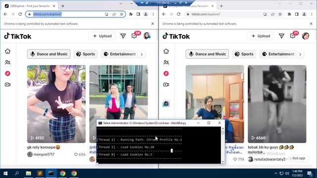 Triks Terbaru: Cara Upload Video TikTok Massal dengan Mudah via Browser & Python смотреть онлайн