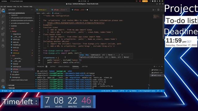 Project: To-do list with Python x Django Ep. 17 - No talking смотреть онлайн