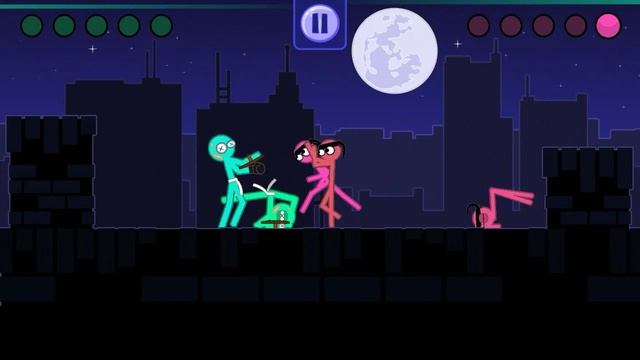 Новая, крутая игра про STICMAN на телефон (Slap Stick Fighter) смотреть онлайн
