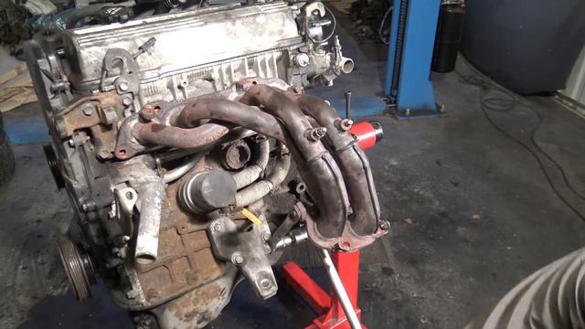How to replace exhaust manifold Toyota Camry 2.2 5S-FE engine смотреть онлайн