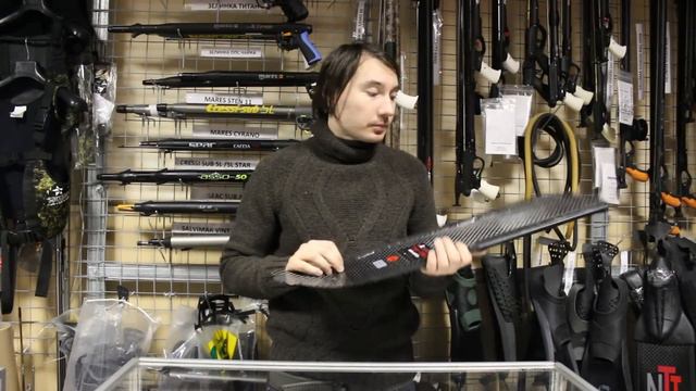 Карбоновые лопасти для ласт С4 Scorpio Flame смотреть онлайн