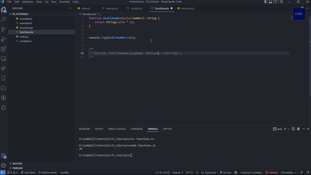 #2 Functions in Typescript - Typescript Tutorial | Hindi смотреть онлайн