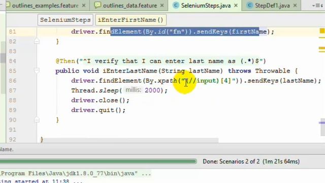 Lecture 11 : Data driven testing using Scenario outline and examples in Cucumber in Java смотреть онлайн