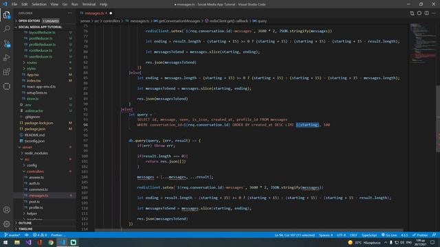Social media app using React & Express - More Caching смотреть онлайн