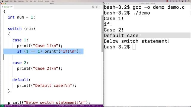 switch Statements | C Programming Tutorial смотреть онлайн