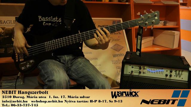 Warwick RockBass Streamer Std 5 Black HP CHROME смотреть онлайн