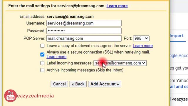 Easy way to link Cpanel Email to your Gmail 2022 смотреть онлайн