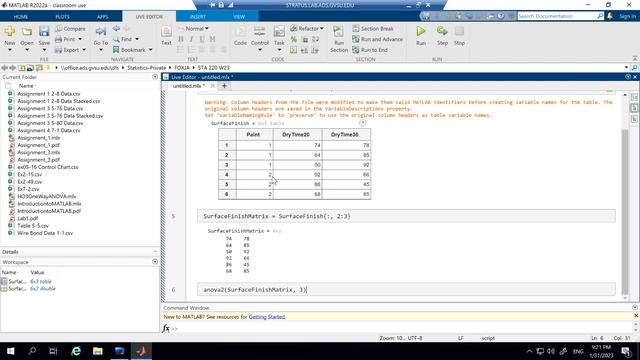 Two Way ANOVA with MATLAB смотреть онлайн