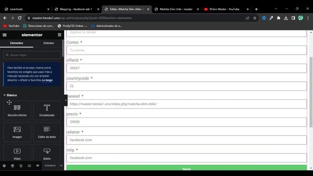 Levertools - Mapea los Datos de formulario Elementor para Adcombo - Webhook - API Adcombo смотреть онлайн