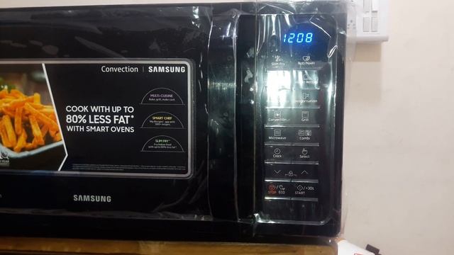 how to use Samsung 28 L Convection Microwave Oven model MC28H5025VK/TL, Black смотреть онлайн