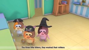 Three Little Kittens Lost Their Mittens | @CoComelon Nursery Rhymes & Kids Songs