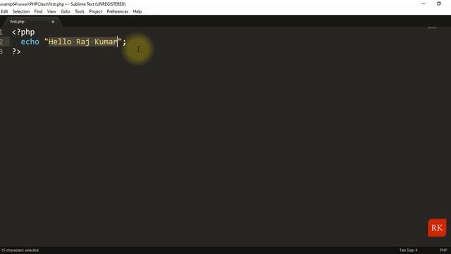 How to write code in php., Basic Code structure in php., First Code in PHP смотреть онлайн