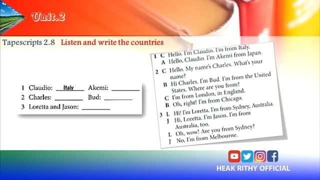 (Update) New Headway Beginner Student's Book 4th :Unit.02 -Your World смотреть онлайн