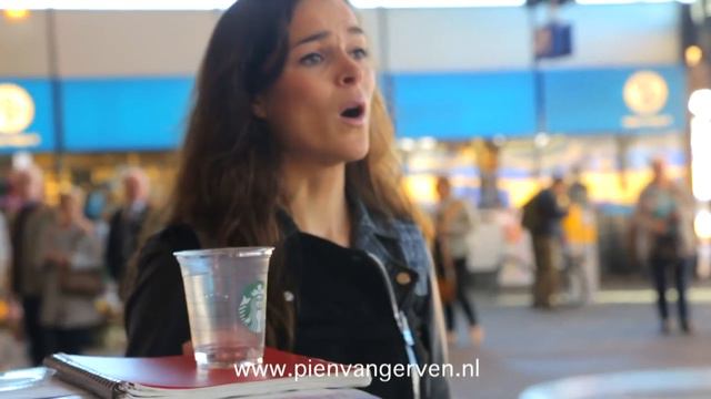 Ave Maria Schubert At Railway Station Nijmegen Sung By Pien Van Gerven