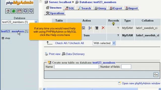 H-Sphere - Managing MySQL databases with PHPMyAdmin in H-Sphere смотреть онлайн