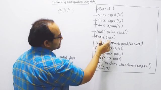 Implementation of Stack in Python Using Lists смотреть онлайн
