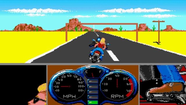 Harley Davidson - The Road to Sturgis (Amiga) Ending & all Events смотреть онлайн