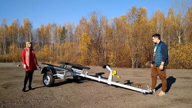 Видеообзор прицепа Экспедиция Речник 113100 смотреть онлайн