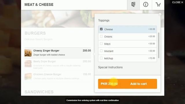Meat&Cheese-Food Ordering Website on WordPress смотреть онлайн