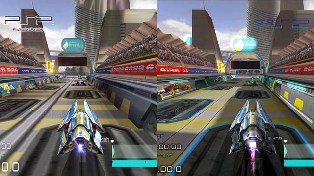 Wipeout Pulse PSP vs PS2 Version Comparison 4k смотреть онлайн
