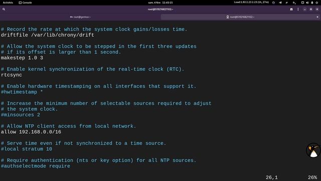 Serveur NTP sous Linux avec Chronyd ! смотреть онлайн