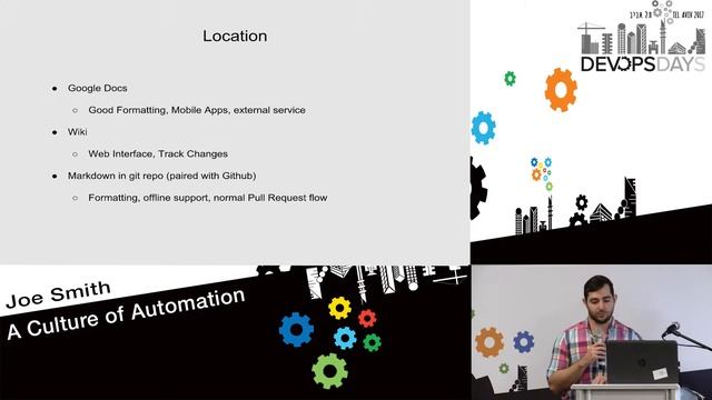 A Culture of Automation - Joe Smith - DevOpsDays Tel Aviv 2017 смотреть онлайн