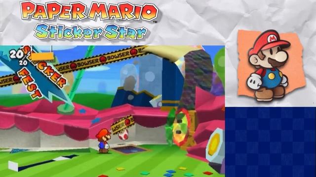 Let's Play Paper Mario Sticker Star - Part 1 - A Sticky Situation смотреть онлайн