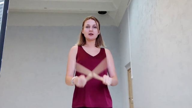 Упражнения с барабанными палочками, актерский тренинг смотреть онлайн