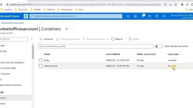 Part 7:- Demo on creating Microsoft Azure Blob Storage on Azure Portal | Azure Storage Tutorials смотреть онлайн