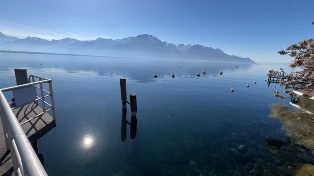 Montreux Switzerland Walking Tour | 4K смотреть онлайн