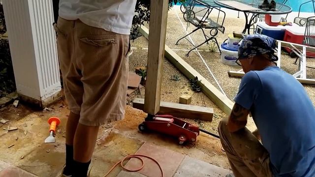 Ремонт в США. Спасибо термитам. Ремонт колонн, кафель, с смотреть онлайн