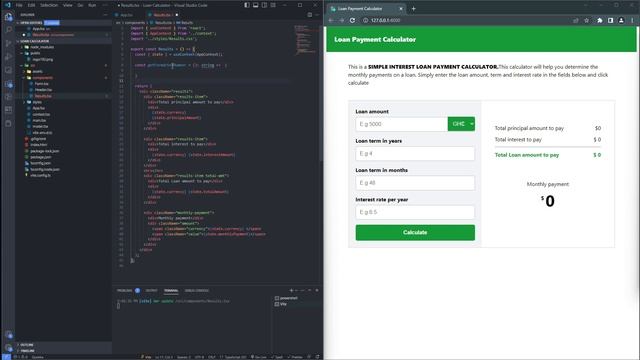 Loan Payment App with React and Context API смотреть онлайн