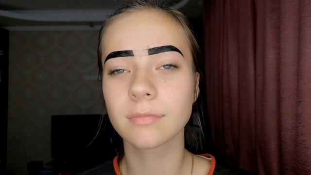 Окрашивание бровей краской от и до смотреть онлайн