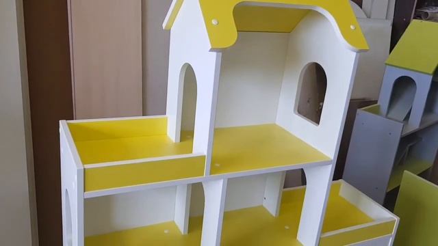 Кукольный домик-стеллаж для игрушек серия "ЧАРОДЕЙКА" смотреть онлайн