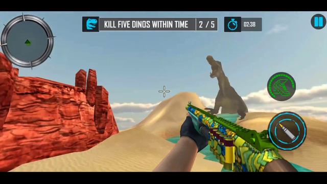 Real Dino Hunter Fps Shooter Android ios Gameplay - Dinosaur game - Dinosaur Planet Gaming #16 смотреть онлайн