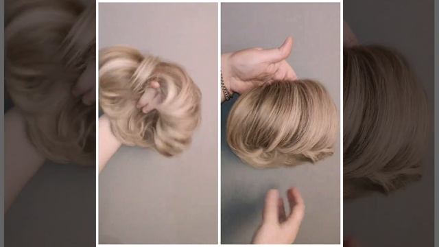 Объёмная РЕЗИНКА (накладной пучок) - увеличенный объём смотреть онлайн