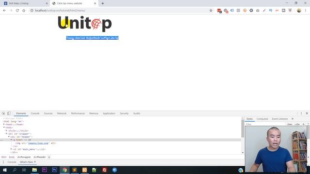 Hướng dẫn Tạo MENU website với Html Css nhanh chóng - Học html css | Unitop.vn смотреть онлайн