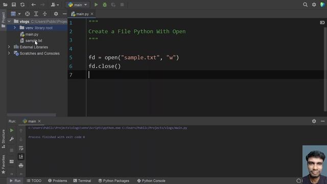 Create a File Python With Open смотреть онлайн