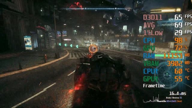 AMD Radeon RX 6500 XT -- Intel Core i5-3470 -- Batman Arkham Knight FPS Test смотреть онлайн