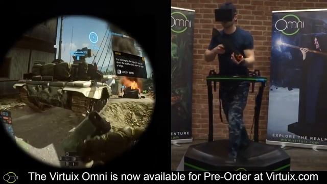 Battlefield 4 на Oculus Rift VR + Virtuix Omni | 5 Батлфилд Окулус Рифт игры обзор шлем очки Омни смотреть онлайн