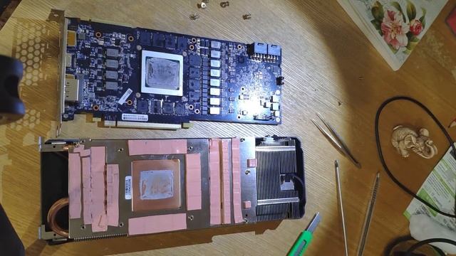 Разборка видеокарты Palit Gaming Pro RTX 2080Ti, замена термопасты смотреть онлайн